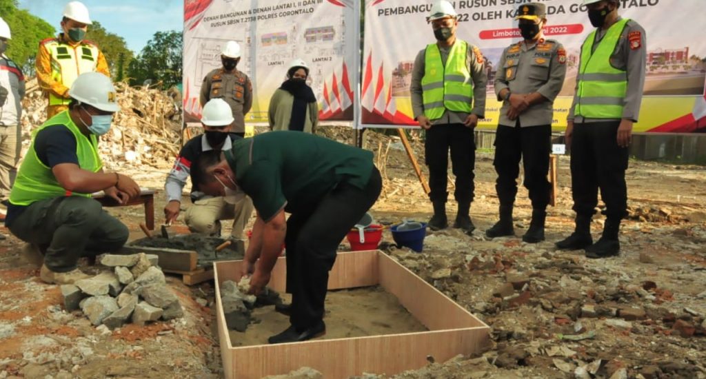 Hadiri Pembangunan Rusun Polres Gorontalo, Syam : Semoga Jadi Hunian yang Nyaman