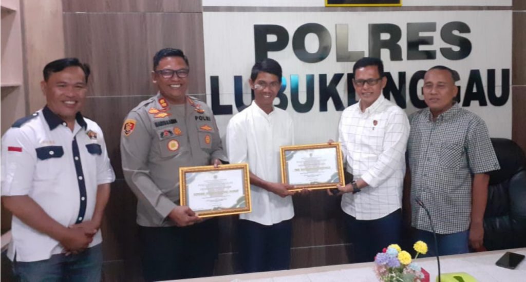 Berhasil Ungkap Kasus Begal, PWI Mura Beri Penghargaan ke Polres Lubuklinggau