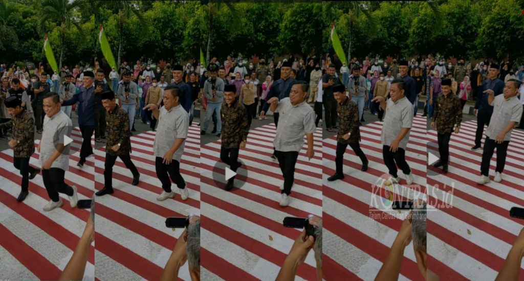 Menarik, Hadiri Gorontalo Fashion Street, Wabup Hendra Tiru Gaya Penyandang Disabilitas?