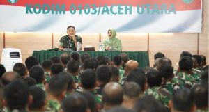 Dandim 0103 Aceh Utara Gelar Tatap Muka Perdana Bersama Prajurit