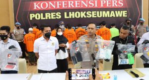 Kurun Waktu 2 minggu, Polres Lhokseumawe Berhasil Ungkap Kasus 3C