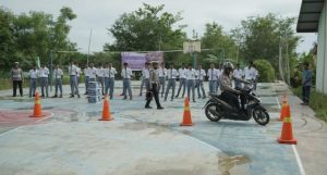 Satlantas Polres Lhokseumawe Edukasi Para Siswa Agar Tertib Berlalulintas