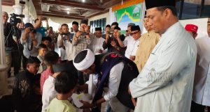Camat Blang Mangat Kota Lhokseumawe Santuni 326 Anak Yatim