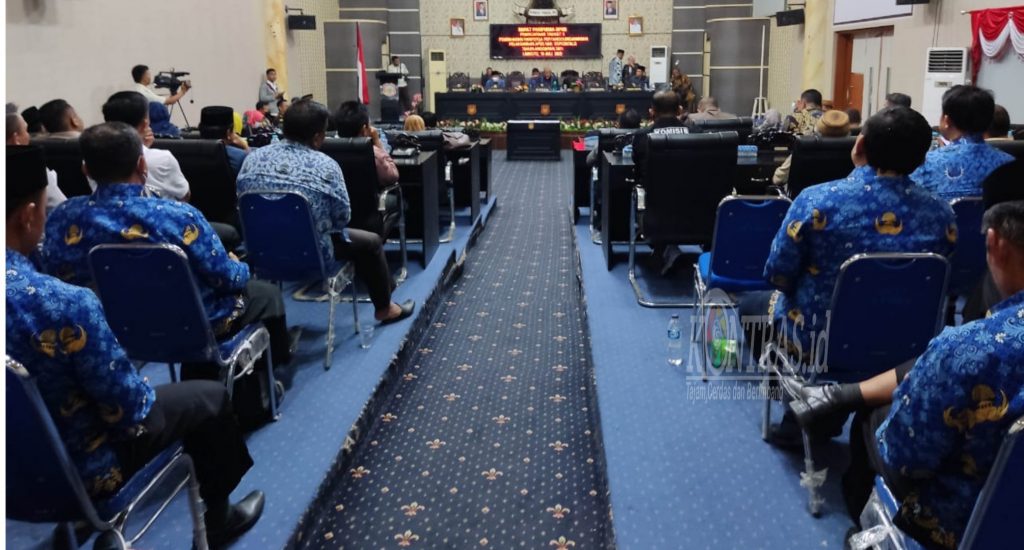 DPRD Kabupaten Gorontalo Paripurnakan Ranperda Pertanggungjawaban APBD 2021