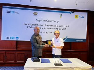 Sepakati Penambahan Listrik 35 MVA, PT GSM Dan PT PLN Tandatangani MOU
