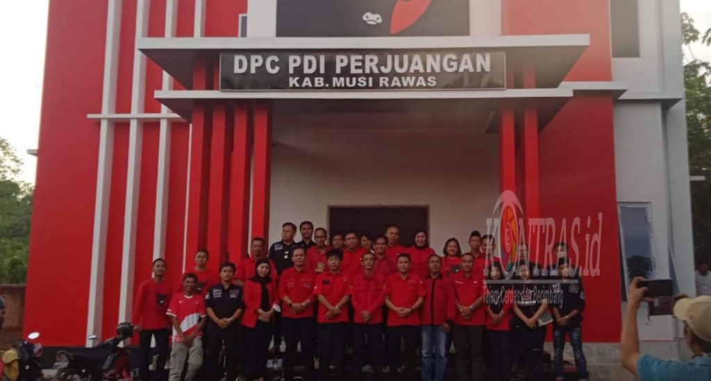 Megawati Resmikan Kantor PDIP Kabupaten Musi Rawas