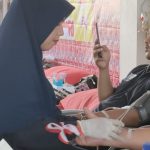 Wartawan Bersama PMI Aceh Utara