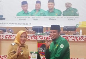 Kukuhkan Unit Pengumpul Zakat, Bupati Ratna Machmud Apresiasi Kinerja BAZNAS Mura