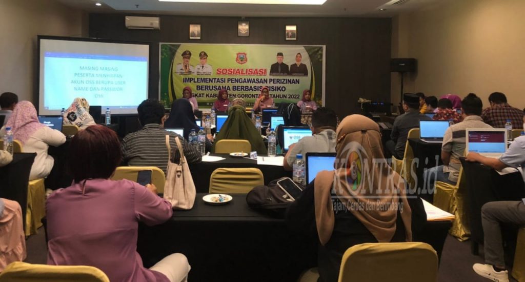 DPMPTSP Kabupaten Gorontalo Gelar Sosialisasi Implementasi Pengawasan Perizinan Berusaha Berbasis Risiko