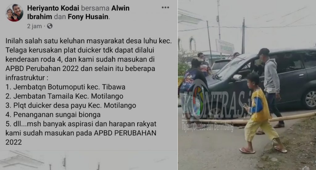 APBD-P ‘Ditolak’, Harapan Masyarakat Kabupaten Gorontalo Soal Perbaikan Infrastruktur Pupus
