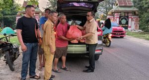 Ringankan Beban Korban Longsor dan Banjir, Sladauri Dj. Kinga Salurkan Bantuan Sembako