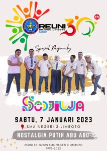 Besok Sedjiwa Band Ramaikan Reuni Akbar SMAN 2 Limboto