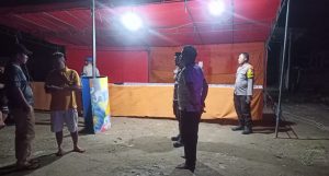 Tegas! Polsek Tolangohula Tutup Arena Ketangkasan di Pasar Malam