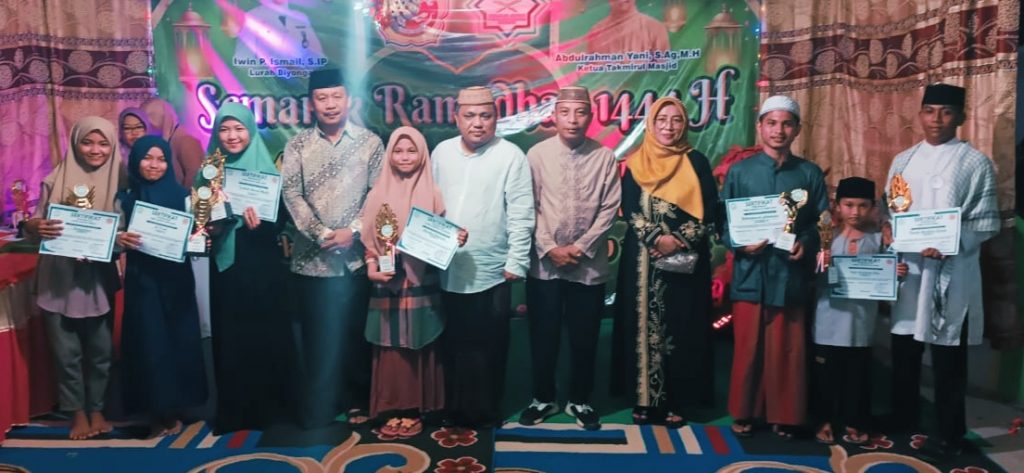 Tutup Semarak Ramadhan di Kelurahan Biyonga, Hendra: Generasi Muda Adalah Aset Negeri
