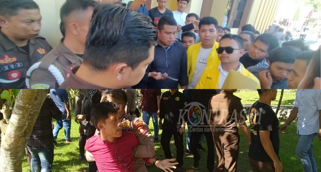 Aksi Damai Mahasiswa di Kejari Kabupaten Gorontalo Nyaris Ricuh, Ini Penyebabnya