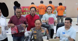 Gegara Sabu, 4 Pria Asal Sulteng Dibekuk Team Rajawali Polresta Gorontalo Kota