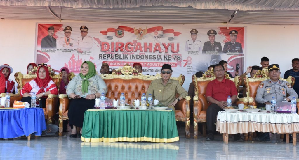 Semarak Pembukaan HUT RI Ke-78 Meriah, Bupati Gorontalo Puji Warga Tolangohula