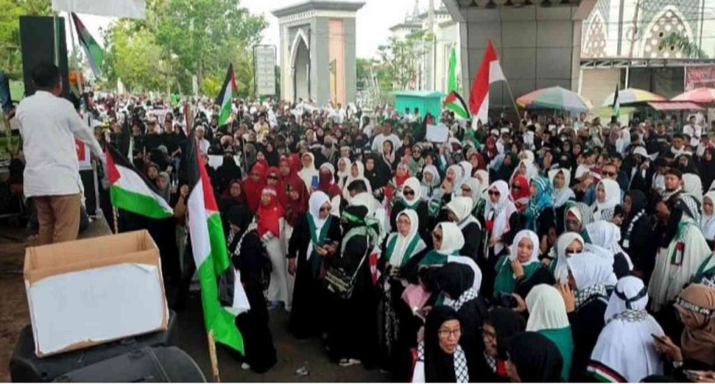 Aksi Bela Palestina di Gorontalo Berhasil Kumpulkan Donasi Puluhan Juta Rupiah