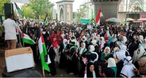 Aksi Bela Palestina di Gorontalo Berhasil Kumpulkan Donasi Puluhan Juta Rupiah