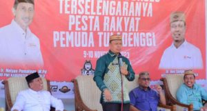Pemuda Tuladenggi Gelar Pesta Rakyat dan Bakti Sosial, Ini Kata Sekda Kabupaten Gorontalo