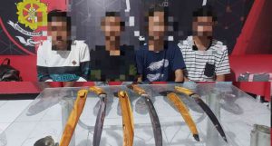 5 Pelaku Penganiayaan di Pasar Sentral Berhasil Dibekuk Polresta Gorontalo Kota