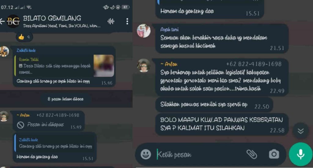 Ajak Menangkan Caleg, Kades di Gorontalo Tantang Bawaslu
