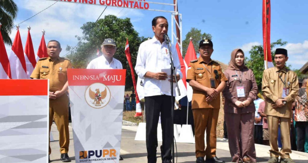 Jokowi Resmikan Lima Ruas Jalan di Gorontalo, Nelson: Terima Kasih Presiden