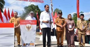 Jokowi Resmikan Lima Ruas Jalan di Gorontalo, Nelson: Terima Kasih Presiden