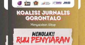 Tolak RUU Penyiaran, Koalisi Jurnalis Gorontalo Akan Gelar Aksi Damai