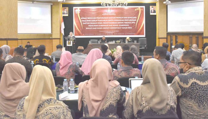 KPU Kabupaten Gorontalo Bedah Regulasi Penyusunan Daftar Pemilih