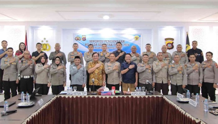 Polresta Gorontalo Kota Terima Kunjungan Tim Supervisi Kompolnas RI