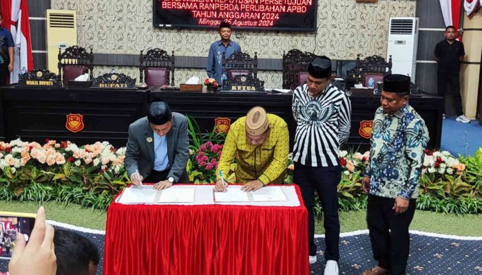 DPRD dan Pemkab Gorontalo Sepakati Ranperda Perubahan APBD 2024
