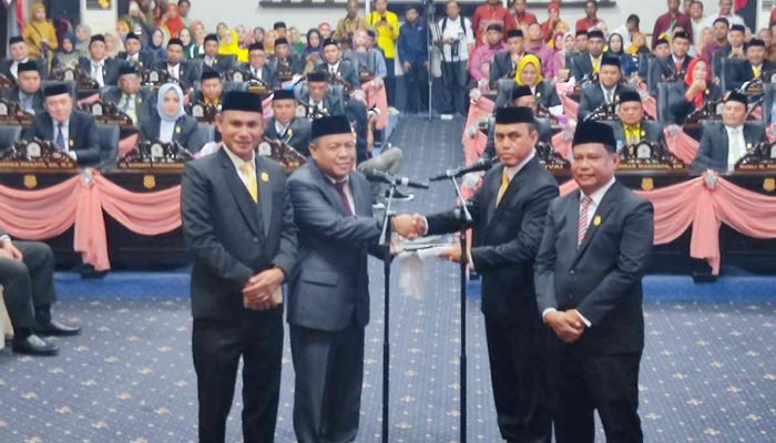 Zulfikar dan Roman Ditunjuk Jadi Pimpinan Sementara DPRD Kabupaten Gorontalo