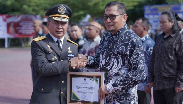 PLN NP UP Terima Piagam Penghargaan Kemenkumham Kanwil Gorontalo