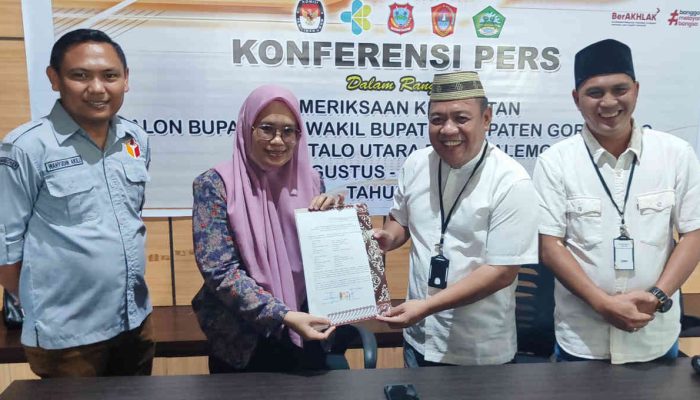 Usai Jalani Pemeriksaan Kesehatan, Bapaslon Syam-Sohidin Puji Pelayanan RSUD Limboto
