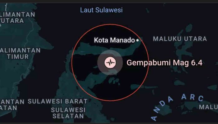 Flash News! Gempa Mag 6.4 Guncang Gorontalo
