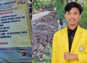 Sedimen Dibuang di Pinggiran Jalan, Proyek Rehabilitasi Irigasi di Desa Pone Tuai Sorotan