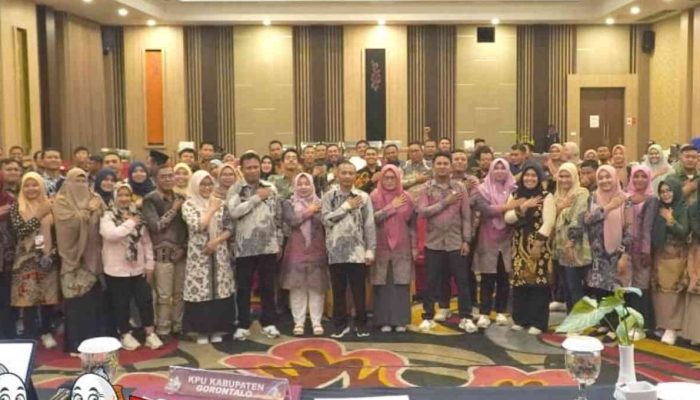 KPU Kabupaten Gorontalo Gelar Rapat Koordinasi Evaluasi Pembentukan KPPS Jelang Pilkada 2024