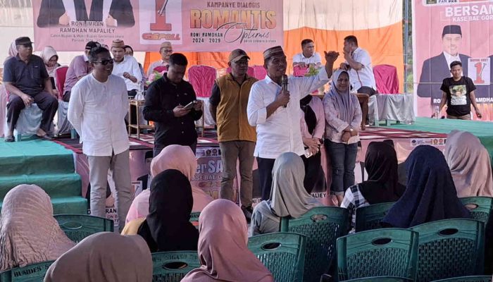 Kampanye di Atinggola, Roni-Ramdhan Kenang Almarhum Indra Yasin