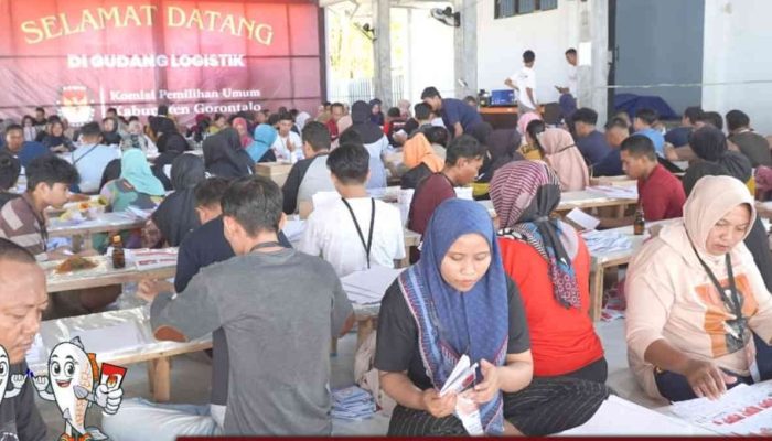 Selesaikan Sortir Surat Suara Pilkada, KPU Kabupaten Gorontalo Temukan Kerusakan