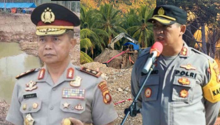Baliho Pelarangan PETI Balayo-Dengilo Sekadar Pajangan, Kapolda dan Kapolres Pohuwato Bungkam