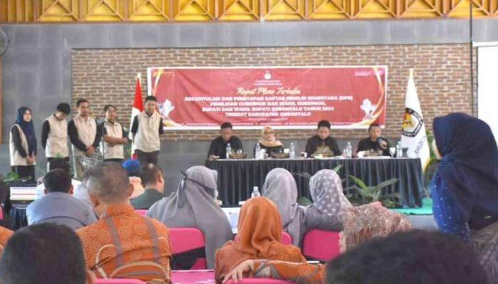 KPU Kabupaten Gorontalo Tetapkan DPS Pilkada 2024 Secara Terbuka