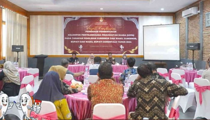 KPU Gorontalo Siapkan 4.900 Anggota KPPS untuk Pilkada Serentak 2024