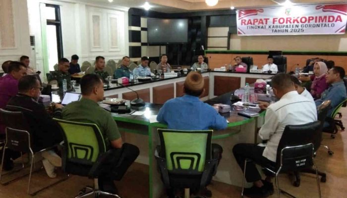 Ketua DPRD Kabupaten Gorontalo Hadiri Rapat Forkopimda, Bahas Isu Strategis