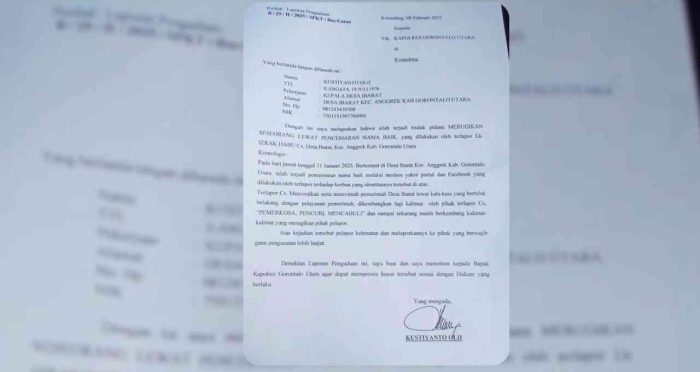 Kades di Gorontalo Utara
