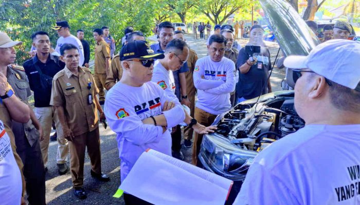 Pemkab Gorontalo Gelar Apel 1.400 Lebih Kendaraan Dinas