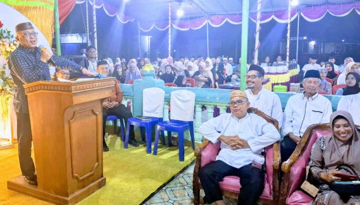 Bupati Gorontalo Hadiri Halal Bi Halal dan Doa di Talaga Jaya