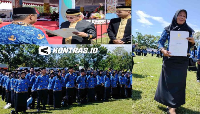 647 P3K dan 301 CPNS Terima SK Pengangkatan di Puncak HUT Bolmut ke-18