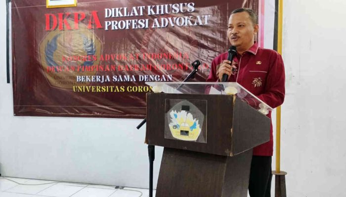 Nawir Tondako Apresiasi Pelaksanaan Diklat Advokat 2025
