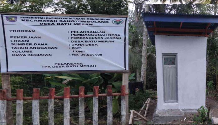 Pembangungan Jamban di Batu Merah Sarat Korupsi, Ini Kata Inspektorat Bolmong